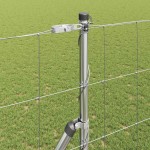 vidaXL Stâlp de gard. Galvanizat 50 x 1,5 m Oțel