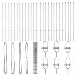 vidaXL Stâlp de gard. Galvanizat 50 x 1,5 m Oțel