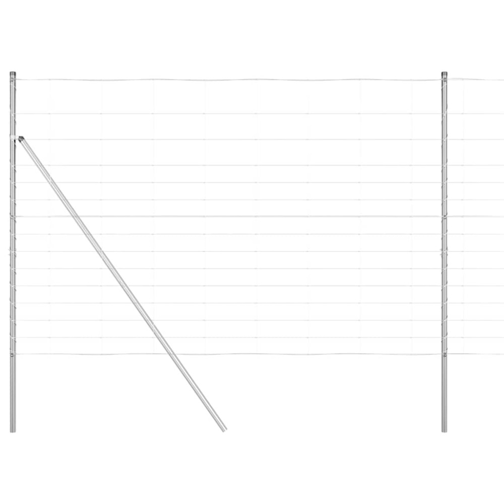 vidaXL Stâlp de gard. Galvanizat 50 x 1,6 m Oțel