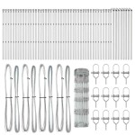 vidaXL Gard pentru câmp Argintiu 100 x 0.8 m Oțel galvanizat