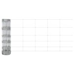 vidaXL Gard pentru câmp Argintiu 100 x 0.8 m Oțel galvanizat