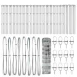 vidaXL Gard pentru câmp Argintiu 100 x 0.8 m Oțel galvanizat