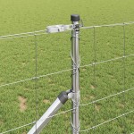 vidaXL Stâlp de gard. Galvanizat 25 x 1 m Oțel