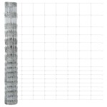 vidaXL Stâlp de gard. Galvanizat 25 x 1,2 m Oțel