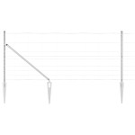 vidaXL Stâlp de gard. Galvanizat 50 x 1 m Oțel