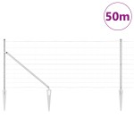 vidaXL Stâlp de gard. Galvanizat 50 x 1 m Oțel