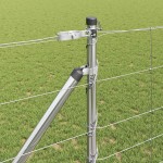 vidaXL Stâlp de gard. Galvanizat 50 x 1,2 m Oțel