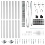 vidaXL Stâlp de gard. Galvanizat 50 x 1,2 m Oțel