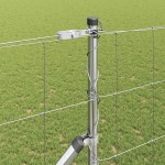 vidaXL Stâlp de gard. Galvanizat 50 x 1,4 m Oțel