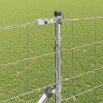 vidaXL Stâlp de gard. Galvanizat 50 x 1,4 m Oțel