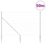 vidaXL Stâlp de gard. Galvanizat 50 x 1,5 m Oțel