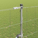 vidaXL Stâlp de gard. Galvanizat 50 x 1,5 m Oțel