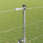 vidaXL Stâlp de gard. Galvanizat 50 x 1,5 m Oțel