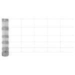 vidaXL Gard pentru câmp Argintiu 100 x 0.8 m Oțel galvanizat