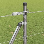 vidaXL Stâlp de gard. Galvanizat 25 x 1 m Oțel