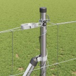 vidaXL Stâlp de gard. Galvanizat 25 x 1,2 m Oțel