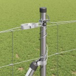 vidaXL Stâlp de gard. Galvanizat 25 x 1,2 m Oțel