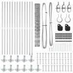 vidaXL Stâlp de gard. Galvanizat 25 x 1,2 m Oțel