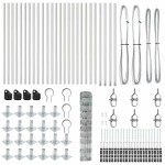 vidaXL Stâlp de gard. Galvanizat 50 x 1 m Oțel