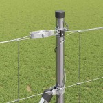 vidaXL Stâlp de gard. Galvanizat 50 x 1,4 m Oțel