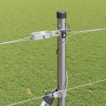 vidaXL Stâlp de gard. Galvanizat 50 x 1,4 m Oțel