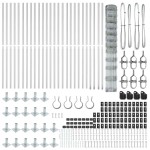 vidaXL Stâlp de gard. Galvanizat 50 x 1,4 m Oțel