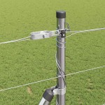 vidaXL Stâlp de gard. Galvanizat 50 x 1,4 m Oțel