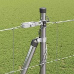 vidaXL Stâlp de gard. Galvanizat 50 x 1,5 m Oțel