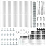 vidaXL Stâlp de gard. Galvanizat 50 x 1,5 m Oțel