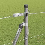 vidaXL Stâlp de gard. Galvanizat 50 x 1,5 m Oțel