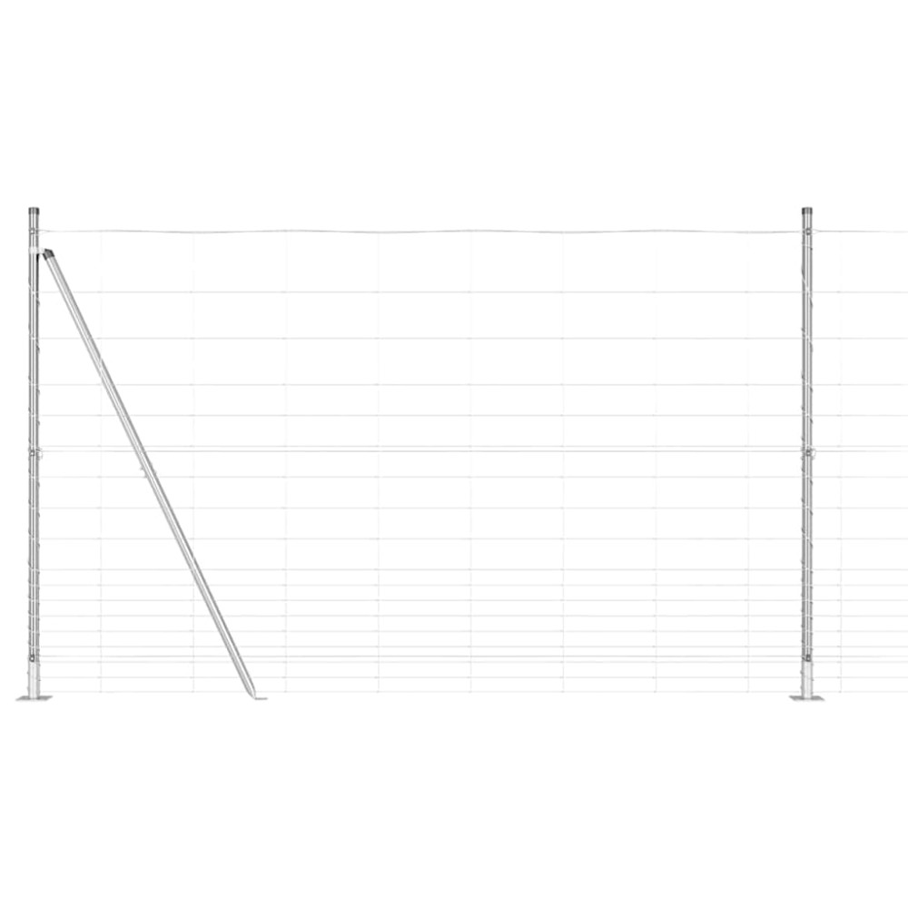 vidaXL Stâlp de gard. Galvanizat 50 x 1,5 m Oțel