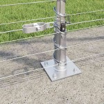 vidaXL Stâlp de gard. Galvanizat 50 x 1,5 m Oțel