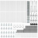 vidaXL Stâlp de gard. Galvanizat 50 x 1,5 m Oțel