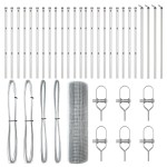 vidaXL Stâlp de gard. Argintiu 50 x 0,8 m (plasă de 16 x 16 mm) Oțel