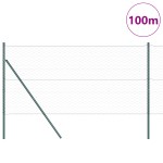 Cloț Hexagonal vidaXL Verde 1x100 m Oțel Cloț Hexagonal vidaXL Verde 1x100 m Oțel