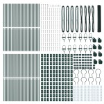 vidaXL Îngrădire cu stâlpi Verde 1.2 x 100 m otel acoperit cu PVC vidaXL Îngrădire cu stâlpi Verde 1.2 x 100 m otel acoperit cu PVC