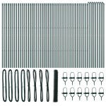 vidaXL Îngrădire cu stâlpi Verde 1.2 x 100 m otel acoperit cu PVC vidaXL Îngrădire cu stâlpi Verde 1.2 x 100 m otel acoperit cu PVC