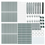 vidaXL Îngrădire cu stâlpi Verde 1.2 x 100 m otel acoperit cu PVC vidaXL Îngrădire cu stâlpi Verde 1.2 x 100 m otel acoperit cu PVC