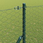 vidaXL Stâlp de gard. Verde 100 x 1,5 m (mesh de 50 mm) Oțel și PVC