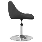 vidaXL Scaune de bucătărie pivotante, 2 buc., negru, catifea vidaXL Scaune de bucătărie pivotante, 2 buc., negru, catifea