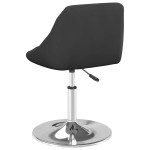 vidaXL Scaune de bucătărie pivotante, 2 buc., negru, catifea vidaXL Scaune de bucătărie pivotante, 2 buc., negru, catifea