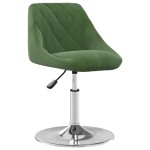 vidaXL Scaune de bucătărie pivotante, 2 buc., verde închis, catifea vidaXL Scaune de bucătărie pivotante, 2 buc., verde închis, catifea