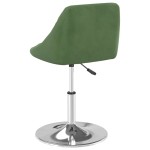 vidaXL Scaune de bucătărie pivotante, 2 buc., verde închis, catifea vidaXL Scaune de bucătărie pivotante, 2 buc., verde închis, catifea