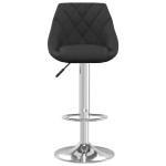 vidaXL Scaun de bar, negru, catifea vidaXL Scaun de bar, negru, catifea