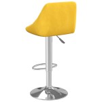 vidaXL Scaun de bar, galben muștar, catifea vidaXL Scaun de bar, galben muștar, catifea