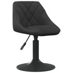 vidaXL Scaun de bar, negru, catifea vidaXL Scaun de bar, negru, catifea