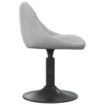 vidaXL Scaun de bar, gri deschis, catifea vidaXL Scaun de bar, gri deschis, catifea