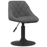vidaXL Scaun de bar, gri închis, catifea vidaXL Scaun de bar, gri închis, catifea