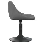 vidaXL Scaun de bar, gri închis, catifea vidaXL Scaun de bar, gri închis, catifea