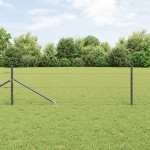 Îngrădire hexagonală vidaXL Gri 0.8x50 m Oțel Îngrădire hexagonală vidaXL Gri 0.8x50 m Oțel